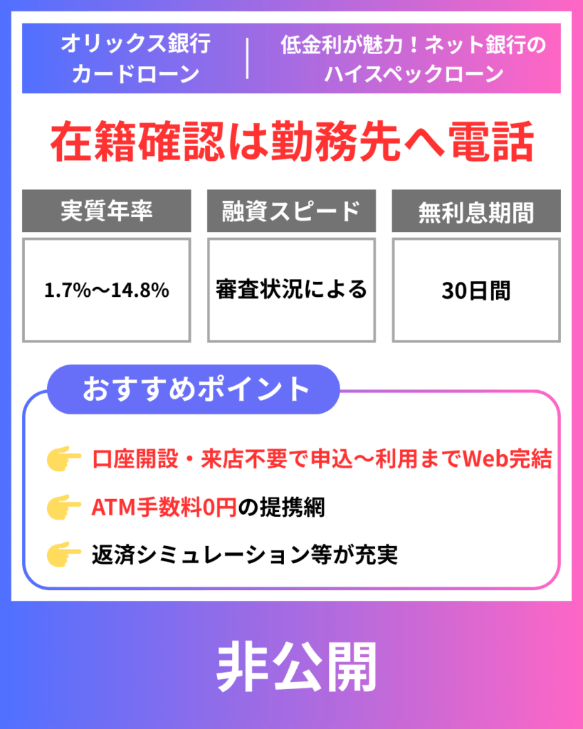 オリックス銀行カードローン|低金利が魅力!ネット銀行のハイスペックローン
