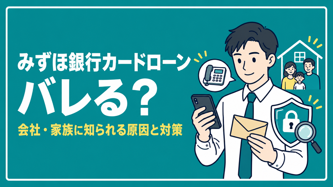 みずほ銀行カードローンはバレるかを示すアイキャッチ画像
