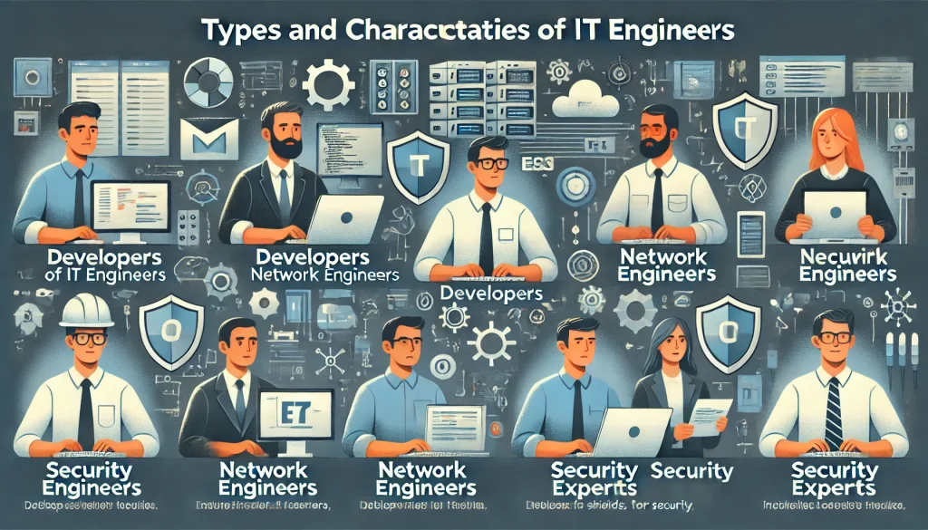 ITエンジニアの種類と特長