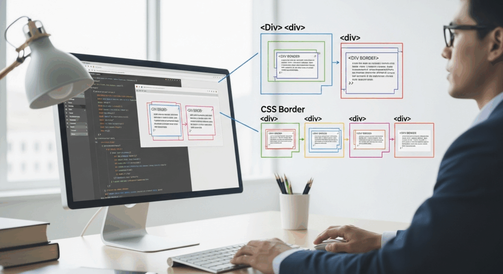 HTML/CSSで四角の中に文字を表示する基本方法