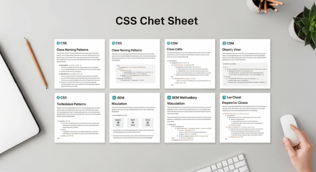 CSSクラス名命名規則を効率化するチートシートと実用例
