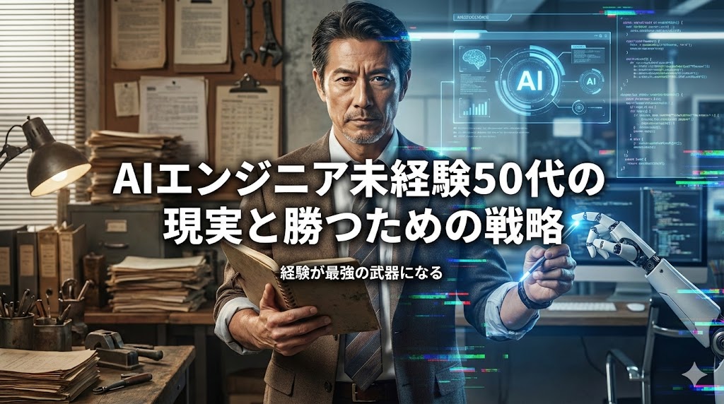 AIエンジニア未経験50代の現実と勝つための戦略
