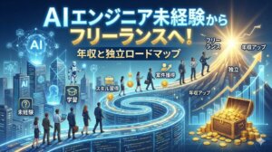 AIエンジニア未経験からフリーランスへ！年収と独立ロードマップ