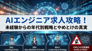 AIエンジニア求人攻略！未経験からの年代別戦略とやめとけの真実