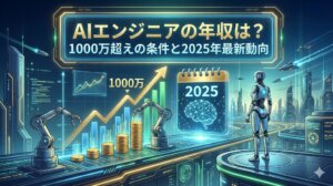 AIエンジニアの年収は？1000万超えの条件と2025年最新動向