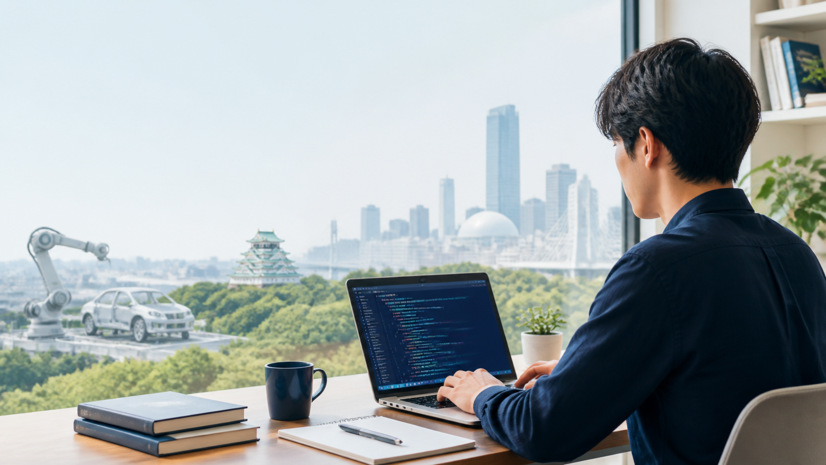 愛知でプログラミングを学ぶ社会人のイメージ